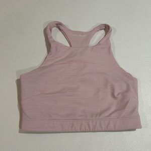 Outdoor Voices Light Pink Racerback Crop Tank Bra Size XS
